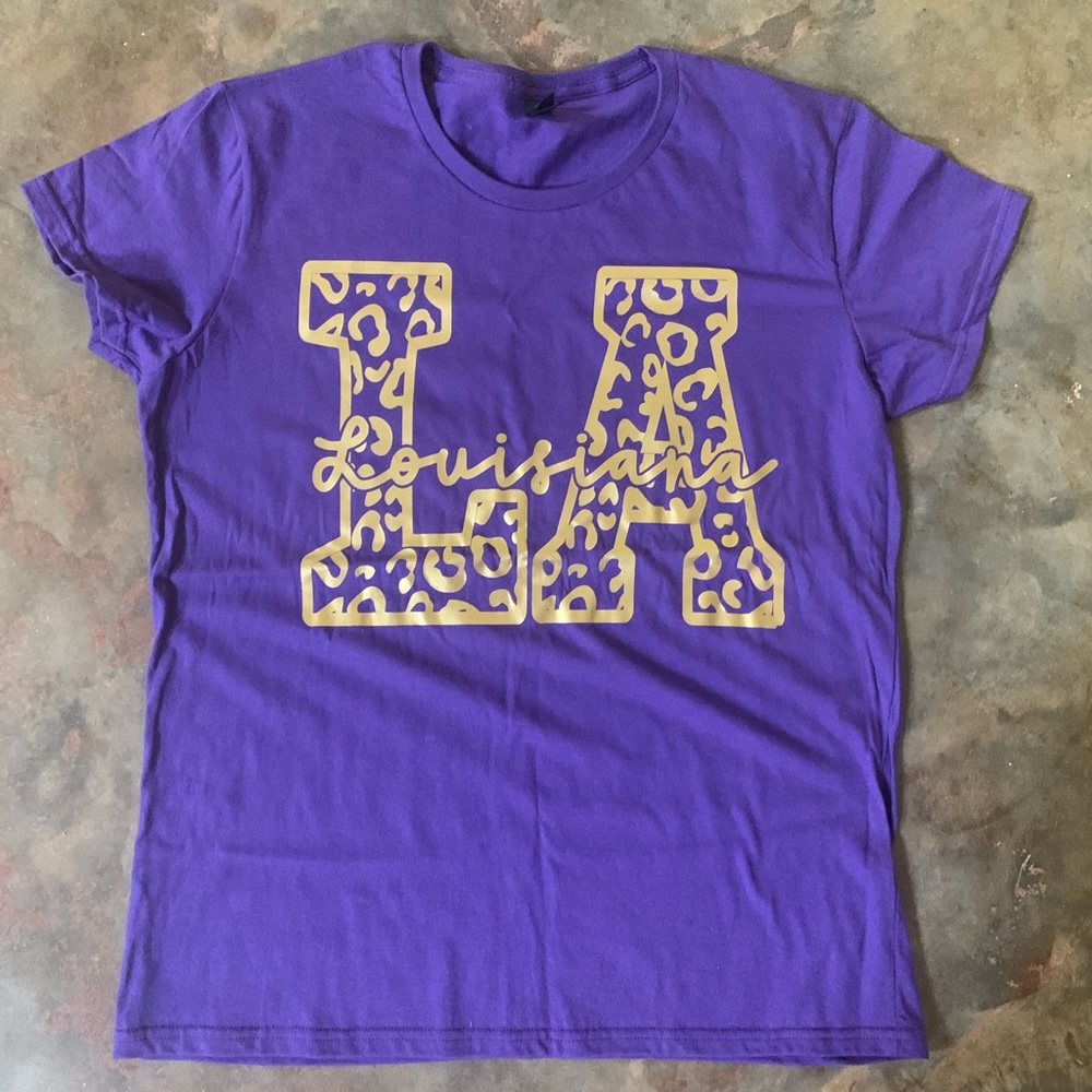 Purple-Louisiana shirt
